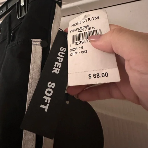 NWT Articles of Society black active ankle skinny pants size 29 - Picture 2 of 5